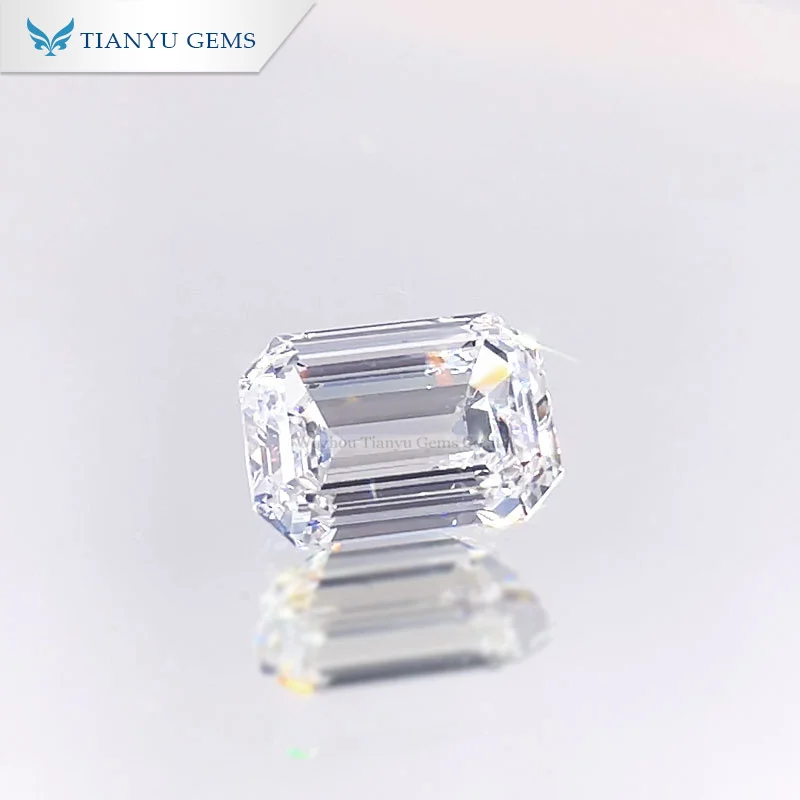 

Tianyu Gems Lab Grown Cvd Diamond 3.00ct D VS2 EX Emerald Cut White Colorless Loose Diamant with IGI Certificate