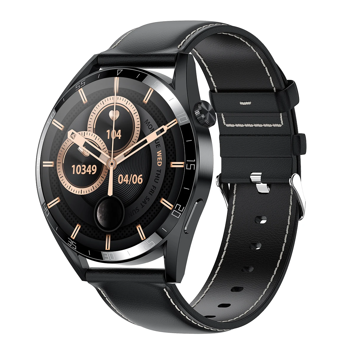 

Round Display Weather Support DIY Watch Face Reloj Bracelet Waterproof 3.0 5.0 BT Call Band Android Smart Watch GT3