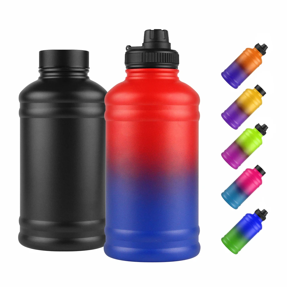 

Wholesale 64OZ/2.2L Best Selling Products Double Wall 304 Stainless Steel Vacuum Flask Insulated OEM Water Bottle with Strap