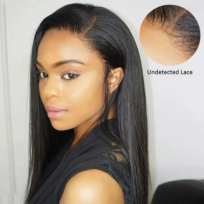 

Vendor 13X4 Straight Hd Transparent Swiss Lace Wigs Glueless mink Brazilian 100% Virgin front Lace human hair Wig