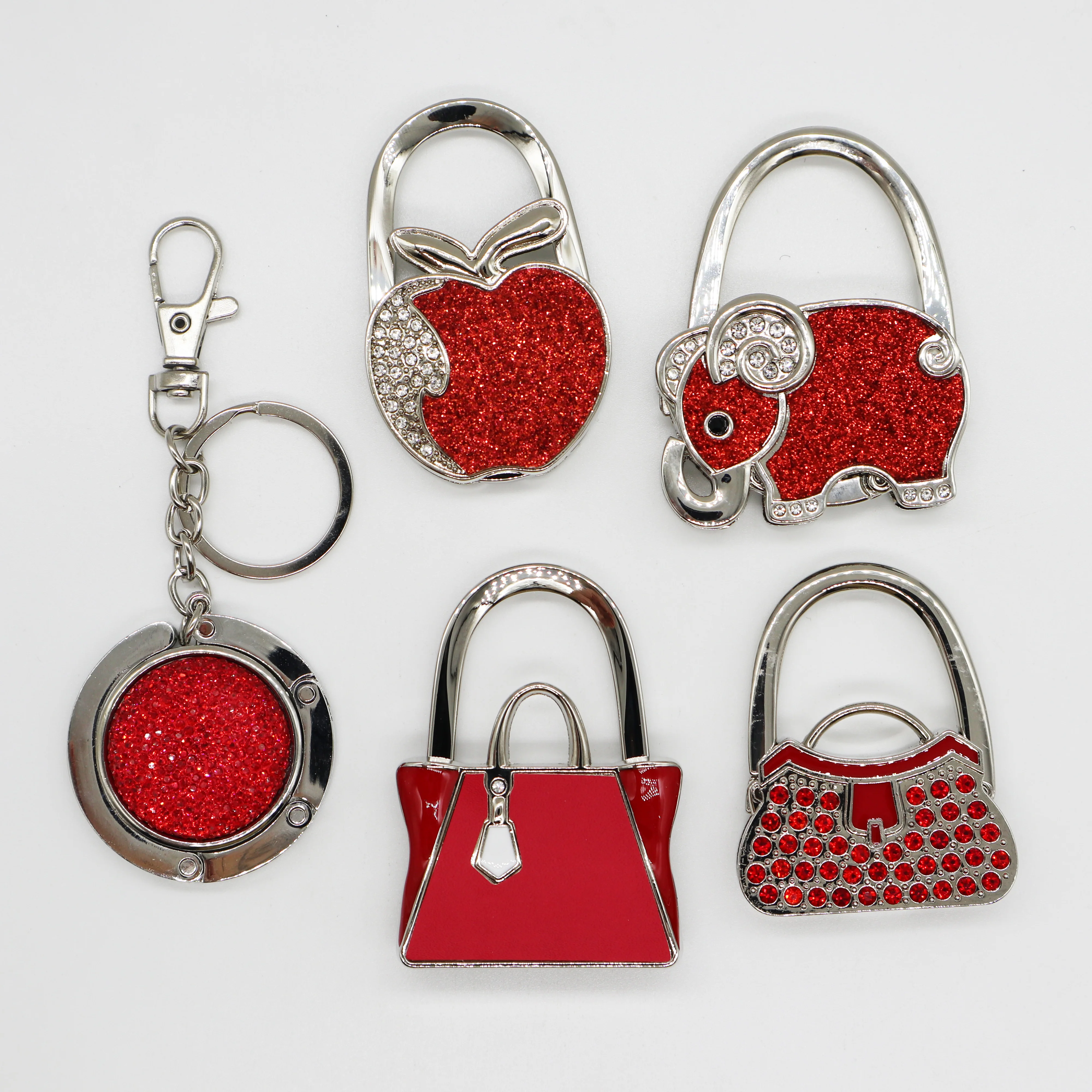 

Ready to Ship Red Elephant Purse Hanger Red Metal Greek Sorority Bag Hanger Hook, Custom