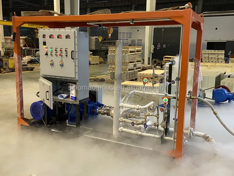 Lng Truck Fueling Station Skid Mounted Pump Module Lcng Lh2 Hydrogen