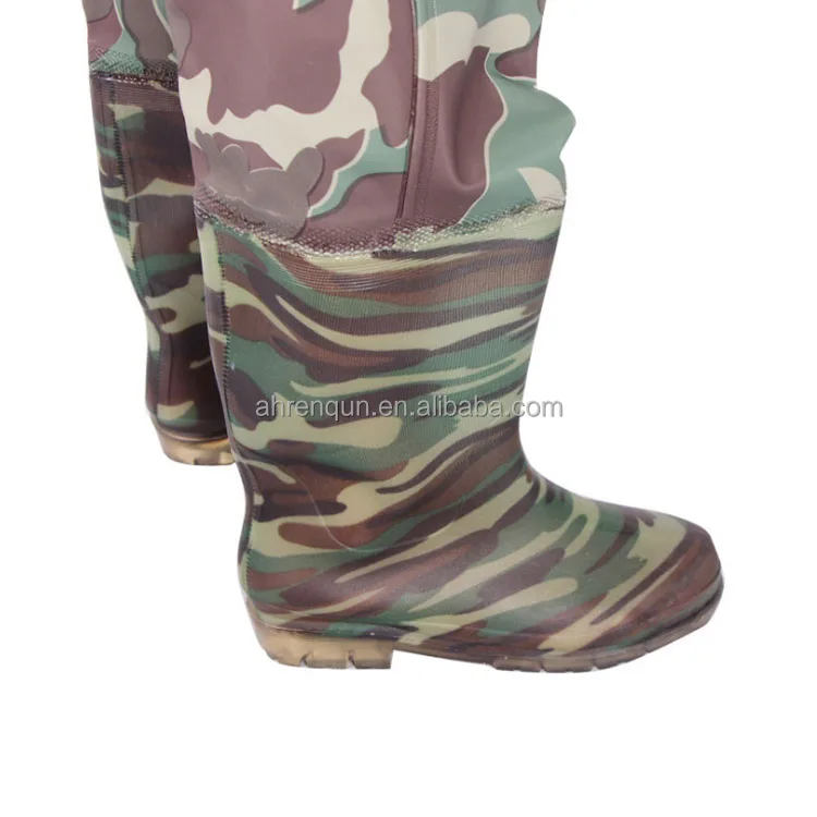 

Wholesale waterproof pants for fishing / fishing camouflage overalls / Waist pants