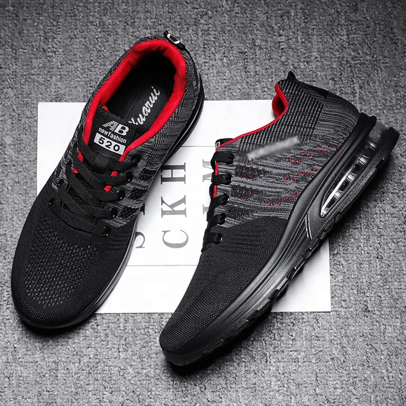 

Breathe Non Slip Walking Shoes Custom Sneakers 2020 Mens New Model Shoes White Shoes Air Cushion Mesh Men Casual Shoess Male,men, Brown, black