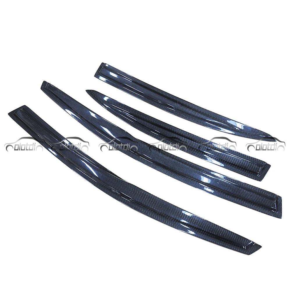 Carbon Fiber Window Visor Sun Rain Guard Shield Injection Door Visor For Honda Civic Type R 2009