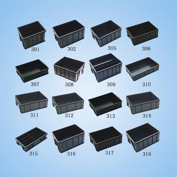 Esd Storage Cheap Plastic Shelf Bins / Esd Circulation Box Anti Static