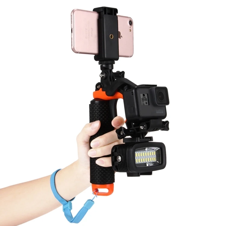 

PULUZ 3 in 1 Pistol Trigger Set Floating Hand Grip Diving Buoyancy Stick Phone Clamp