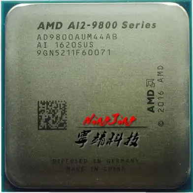 

AMD A12-Series A12-9800 A12 9800 3.8 GHz 65W Quad-Core CPU Processor AD9800AUM44AB Socket AM4