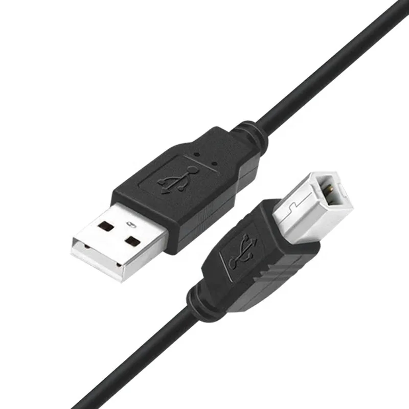 

USB Printer Cable Type A to Type B Male 1m 1.8m 3m 5m Type B Port, Black