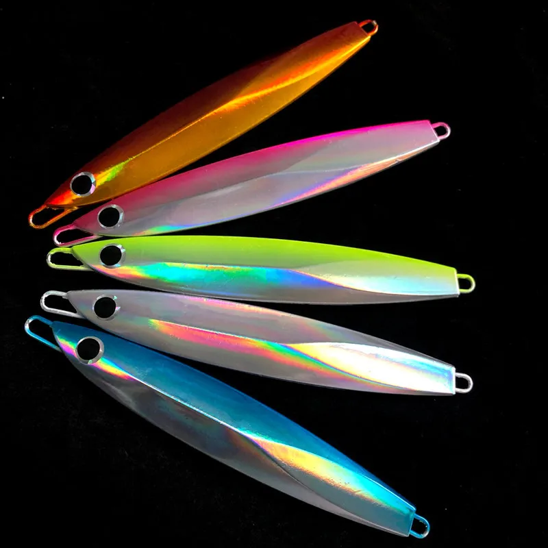 

Saltwater sea trolling fishing lures 40g 60g 80g 100g 120g 150g glow metal jig lure