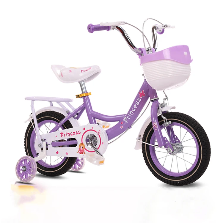 

2020 new children's bicycle baby bicycle girl bicycle princess style stroller with back seat kids bike, Blue,red,yellow