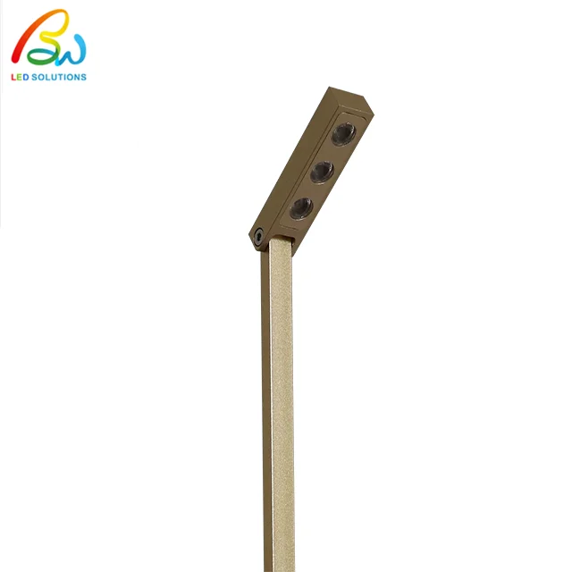 2019 New Led Jewelry Showcase Lights Jewelry Display Showcase Led Pole Standing Spotlight