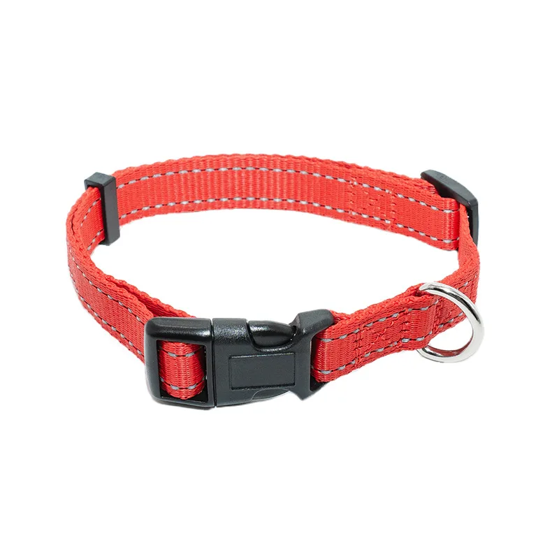 

Dog Supplies pet collar traction rope nylon reflective material dog collar factory spot can be a hair substitute