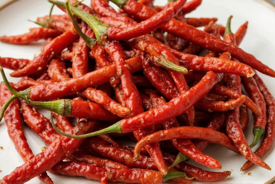 Arbol chilies compared to cayenne and guajillo