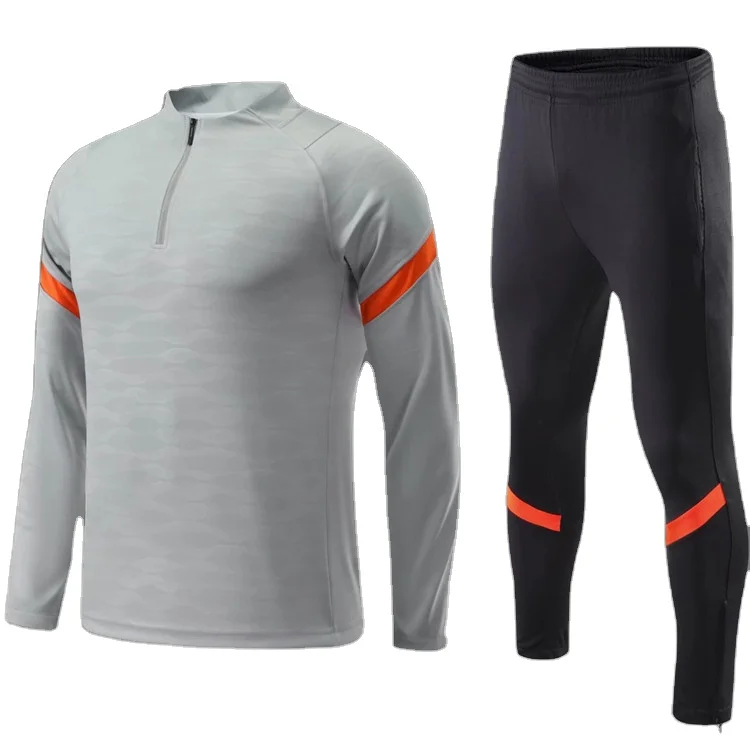 

2022 new men's custom football jersey fashion design football jersey suit, Custom color