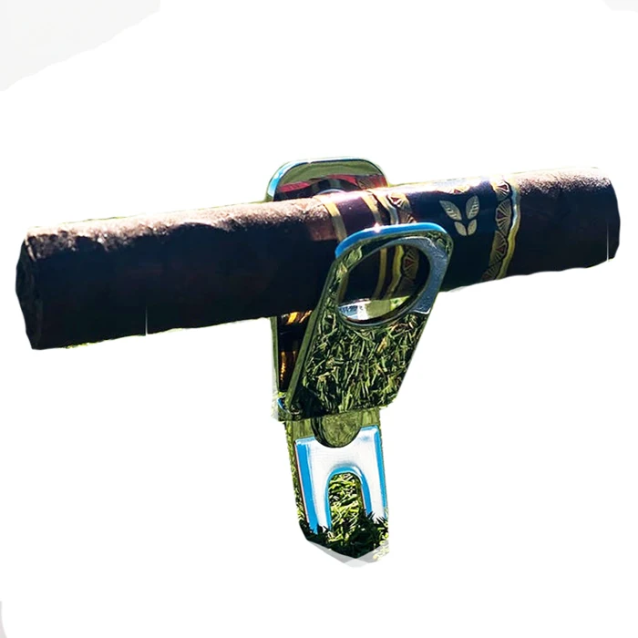 

custom golf cigar divot tool divot tool cigar holder cigar accessories, Gold,silver/nickel,brass/custom