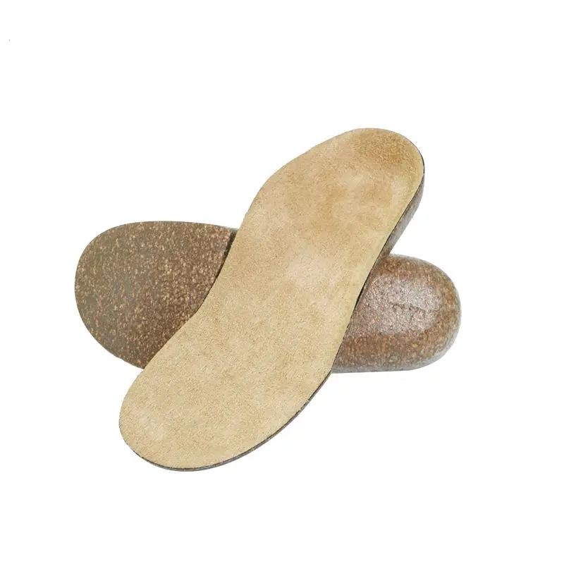 

high quality factory price velvet cork arch support orthopedic kids insoles