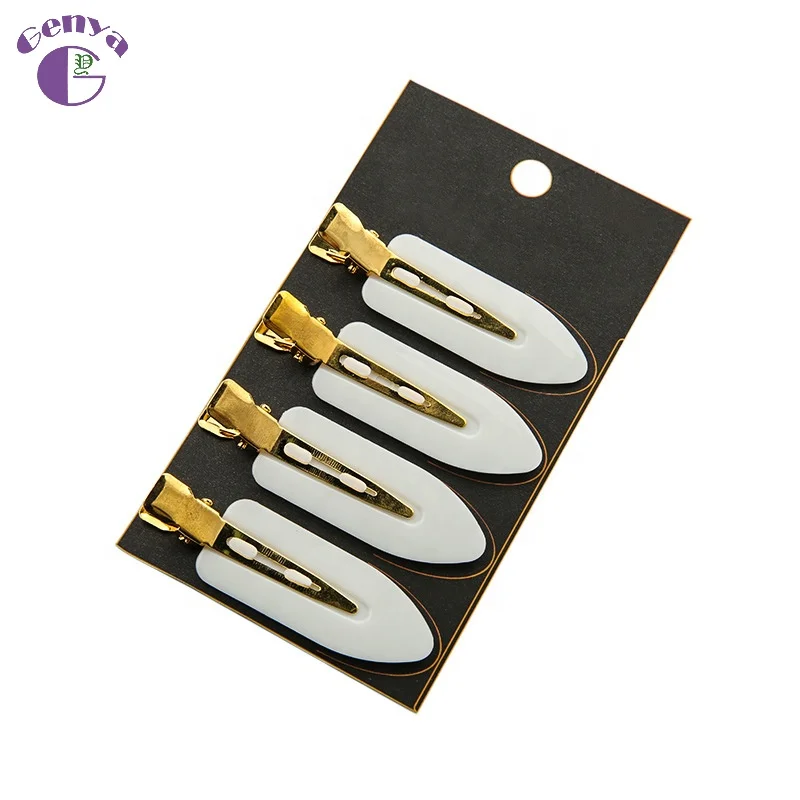 

Genya New Gold No Bend Hair Clips Curl Pin Clips No Crease Hair Clips For Makeup Bangs Waves Styling Tools, As picture