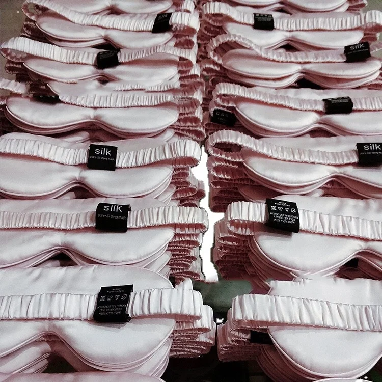 

New Design silk sleep eye mask 6A mulberry Silk Eye Mask Ready To Ship Sleeping luxury Eye Mask 21*10cm