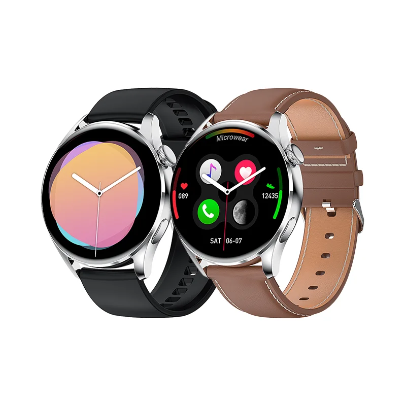 

2021 Newest Design BT call men Smart Watch Wear 3 smartwatch with Customize watch face Music Play 330MAH Large Battery watch