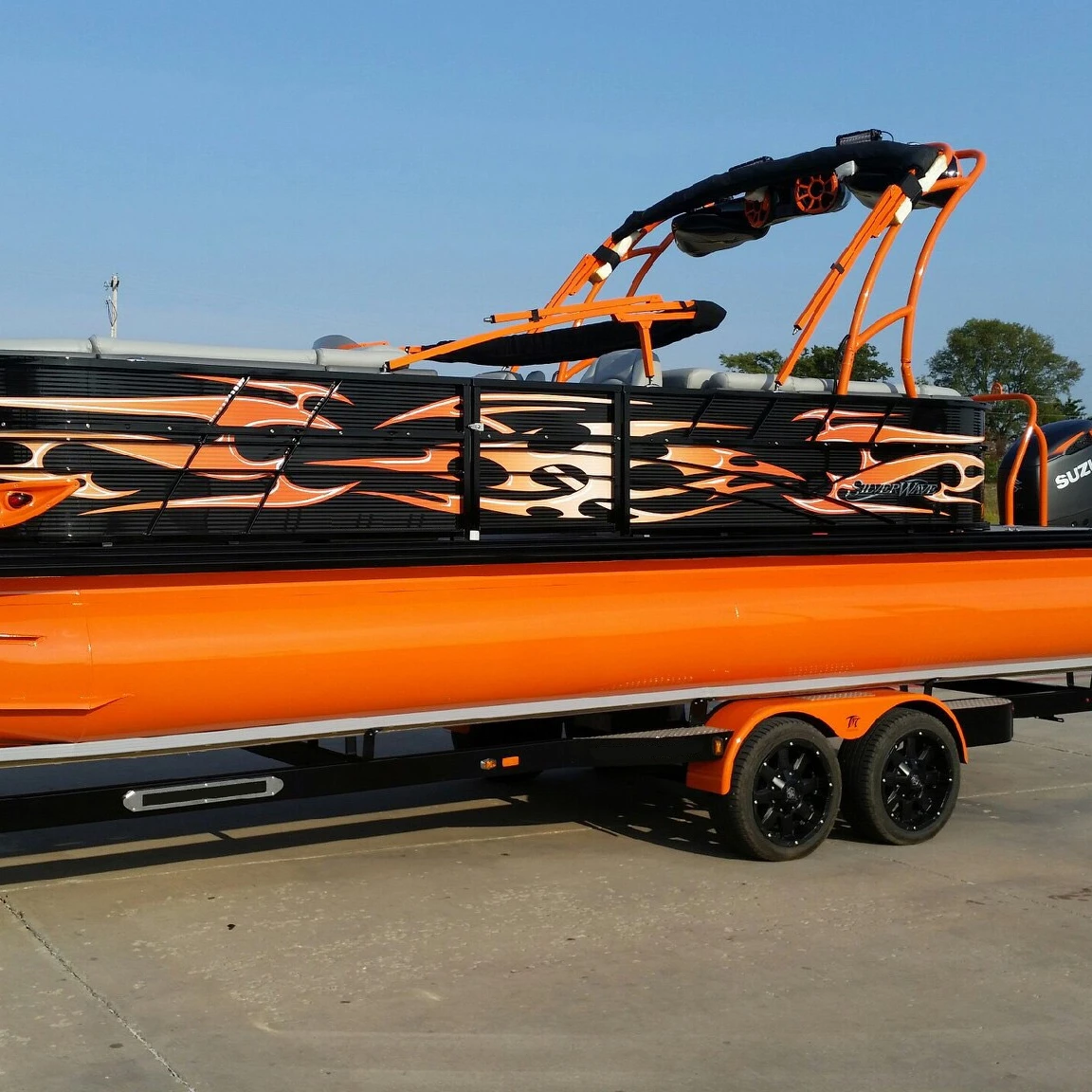 

great design aluminum pontoon boat and tritoon with Summer Promotion is over