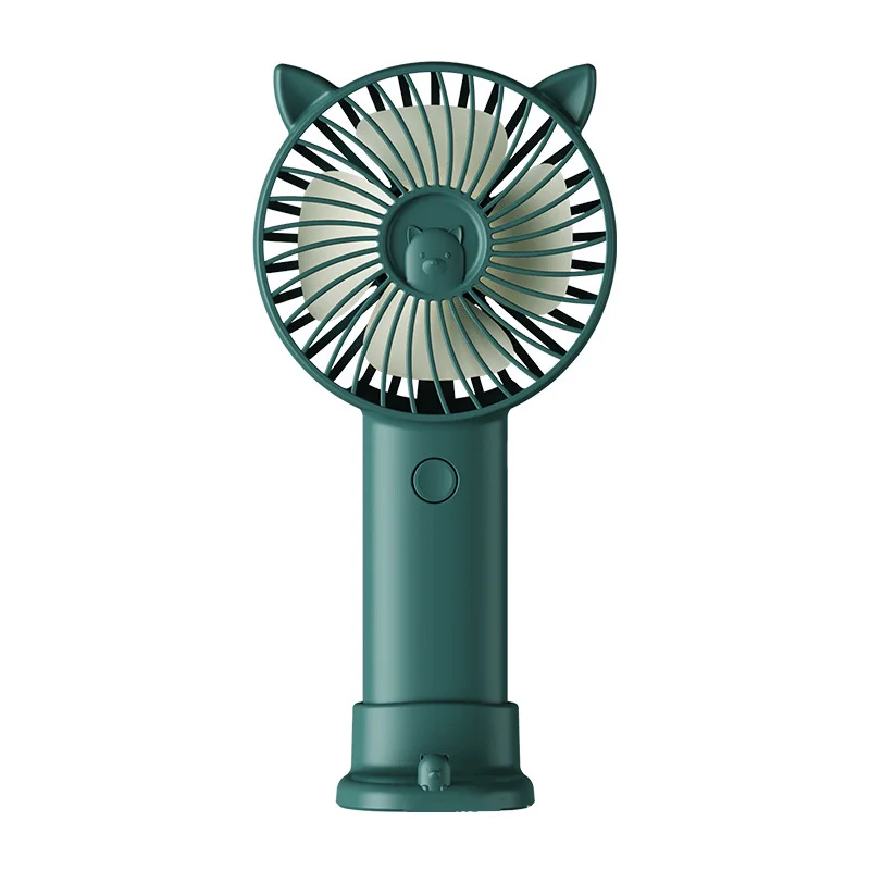 

Cute Gifts Multifunctional USB Desk Mini Rechargeable Fan Strong Wind Every Day Carry Air Cooling Fans with Phone Holder