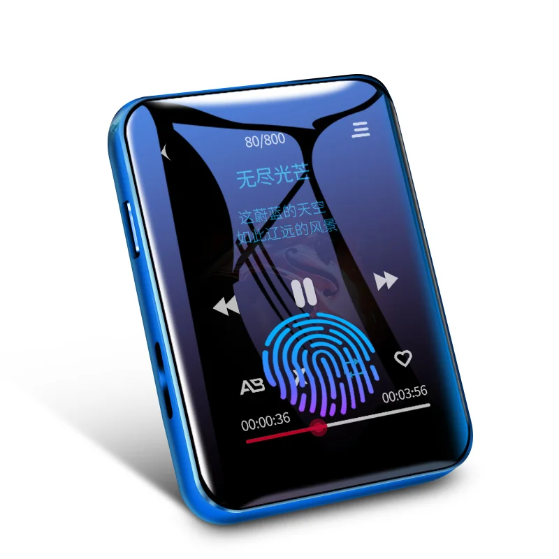 

2020 Benjie X1 new portable clip mp3 music player with clip and build-in speaker, Black/silver/pink/blue/gold