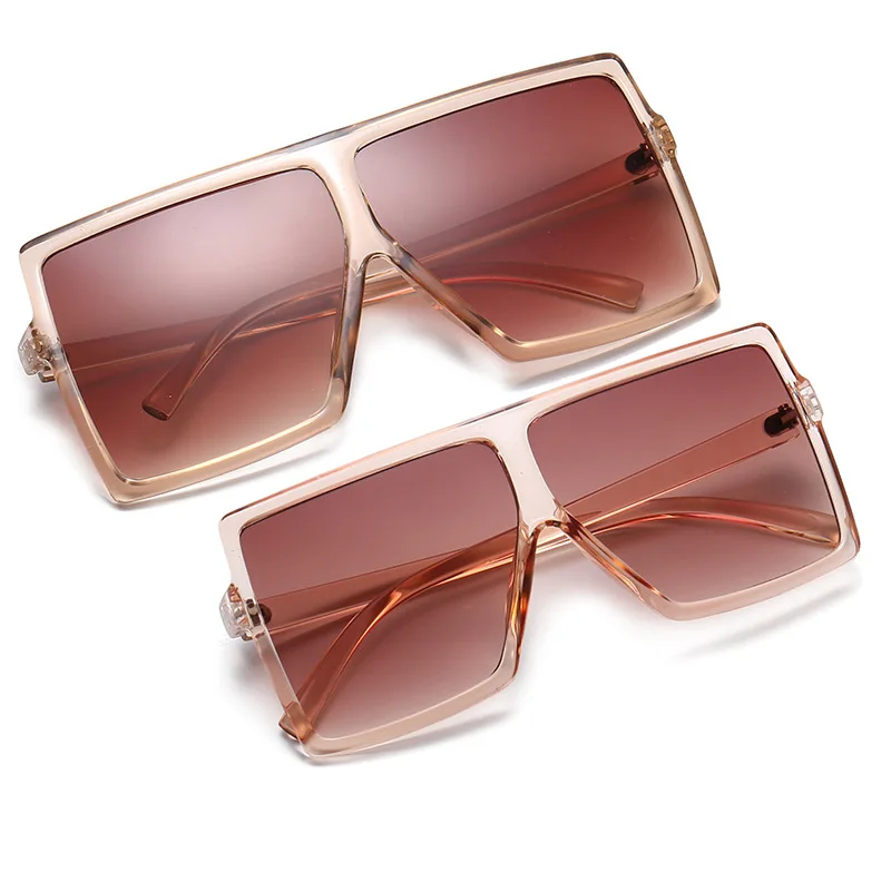 

1 Set 2 pcs Matching Mother and Daughter Square Mommy and Me Sunglasses Kids Baby Sunglasses