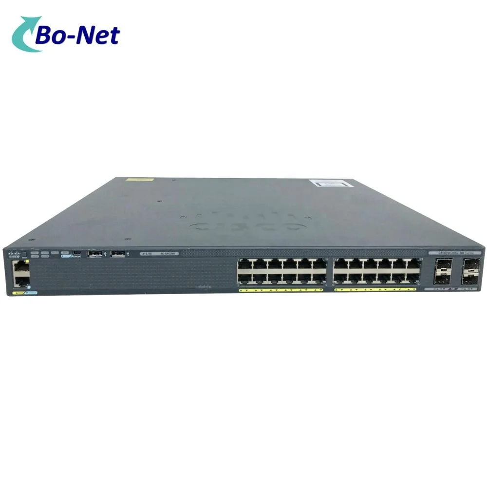 CISCO network switches 24 x 10/100/1000 + 4 x Gigabit SFP WS-C2960XR-24TS-I 2960-XR IP Lite