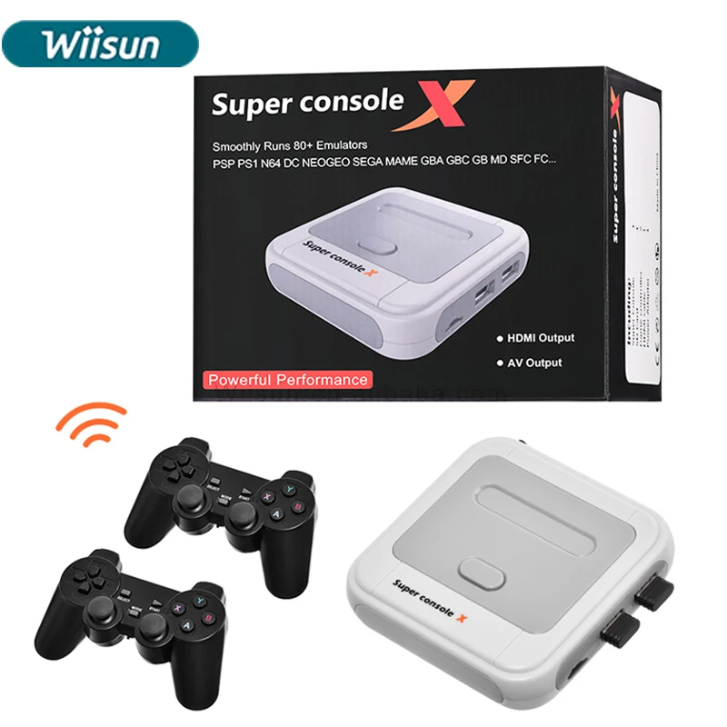 

super HD video game console x classic retro game console with N64 ps1 more than 15000 games