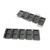 Plastic split unit pack box for carbide inserts with clear covers to see through Insert Split Pack