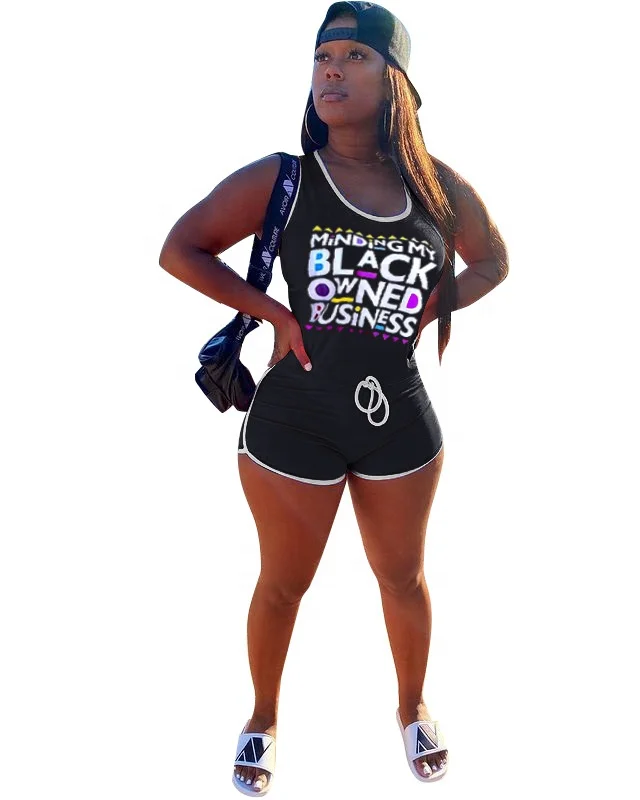 

Wholesale Balck Women Fitting Sports Jumpsuit With Drawstring One piece Jumpsuit, Picture