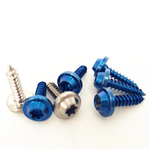 

Ti6AL4V Titanium alloy screw M4*15 tapping screw by PYTITANS, Metal