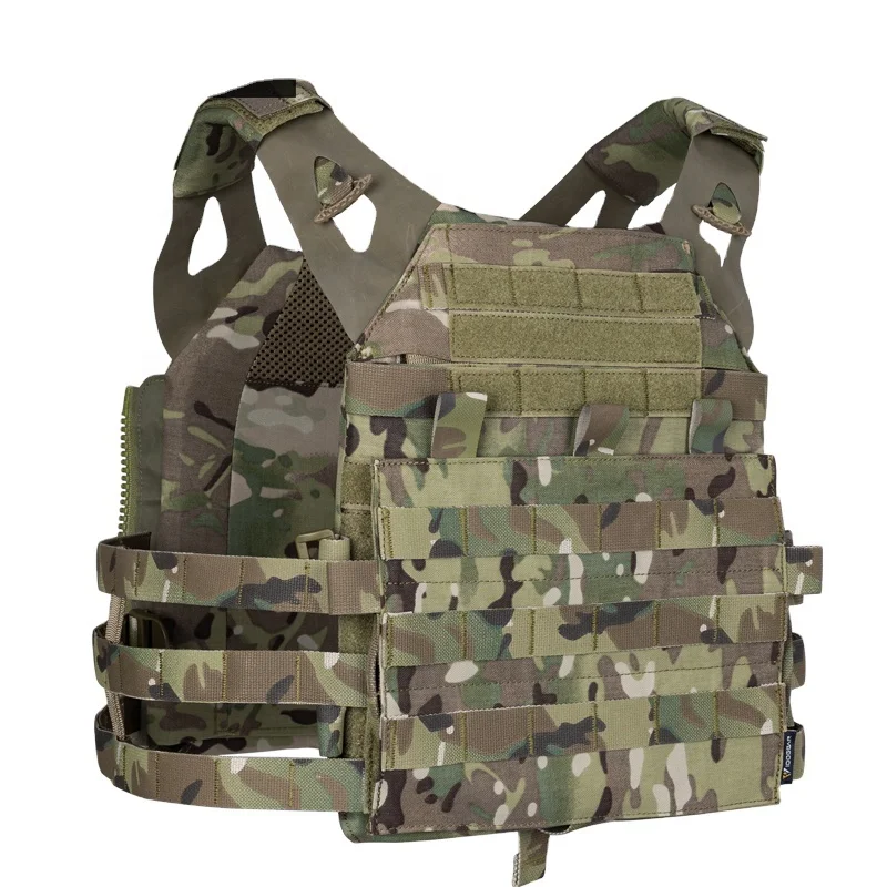 

IDOGEAR 500D Nylon Quick Release Multicam JPC 2.0 Plate Carrier Training Equipment Camouflage Combat Tactical Vest