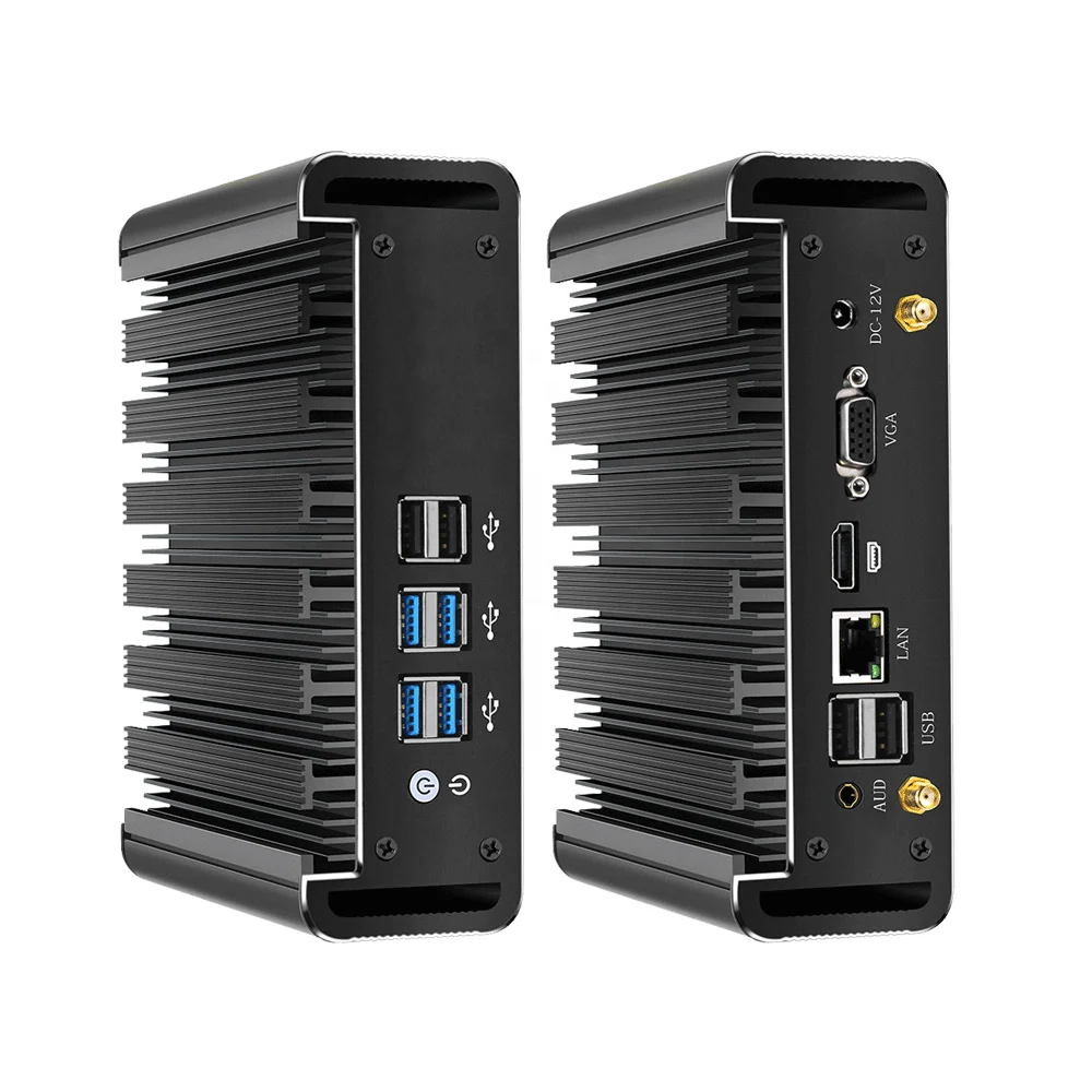 

Portable Personal Mini Pc Core i3 i5 i7 2955U HD-MI VGA 4K HTPC Fanless Computadoras minipc Office Computer