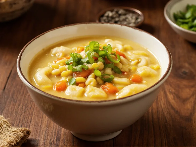 Chinese Maize Soup: Authentic Recipe & Cultural Context