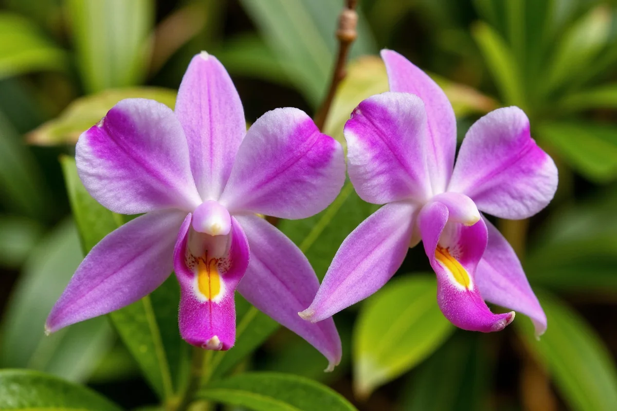 are orchids parasitic plants