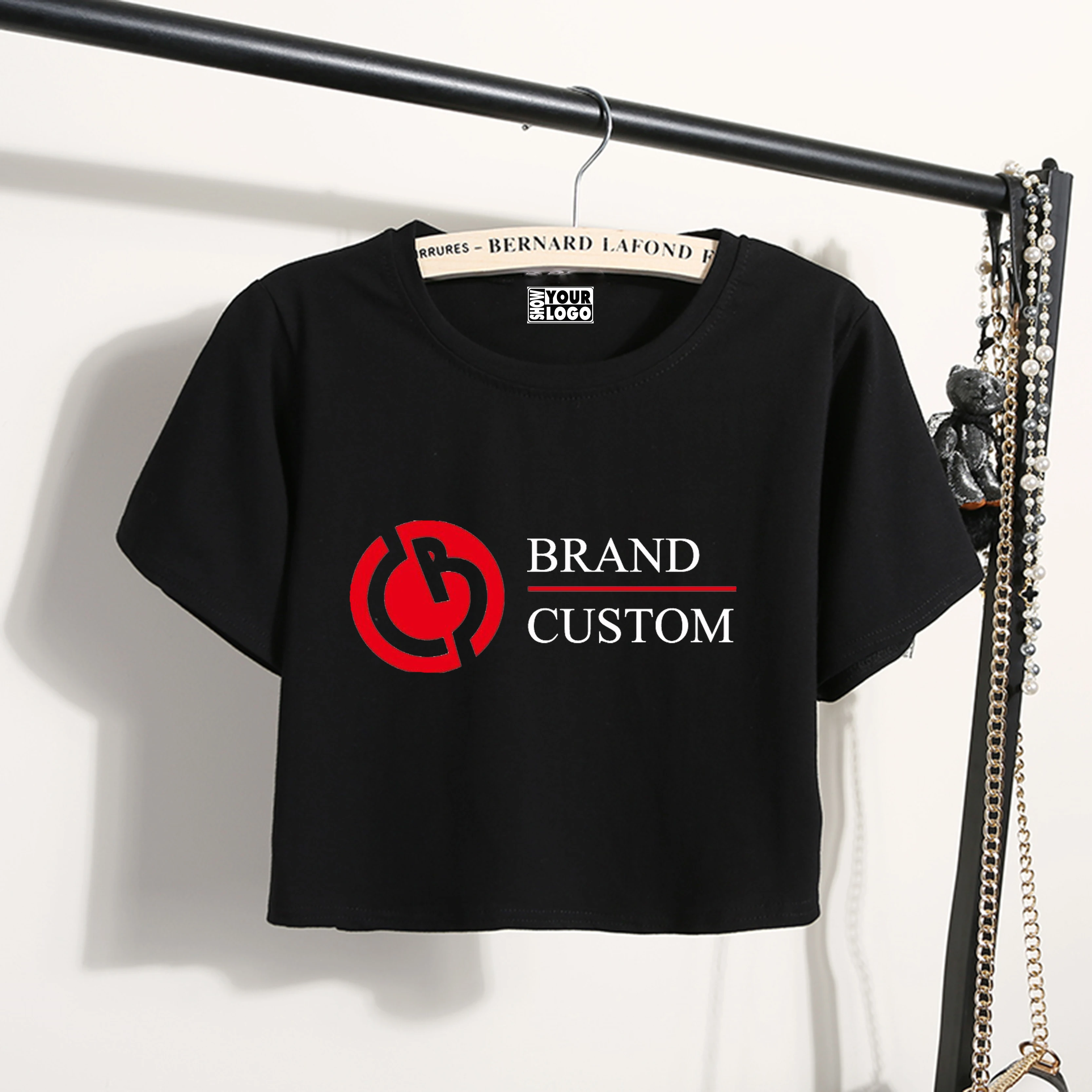 

Mixed Size And Color 180gsm 5.3oz Short sleeves Plain Blank 95% Cotton 5% Spandex Women Loose Fit Plain Blank Crop Top T Shirt