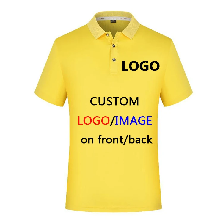 

Sport polo shirts custom logo clothing gym polo t shirt embroidered logo quick dry printed polo t shirt