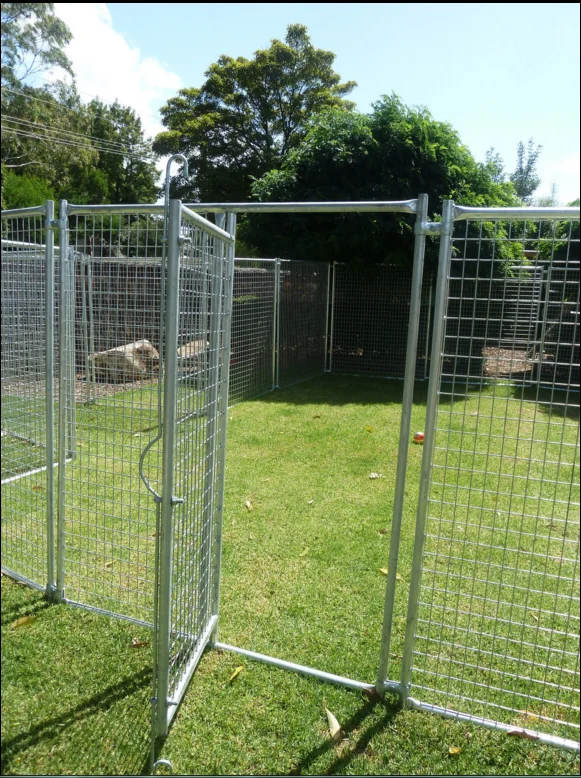 outdoor dog fence with gate