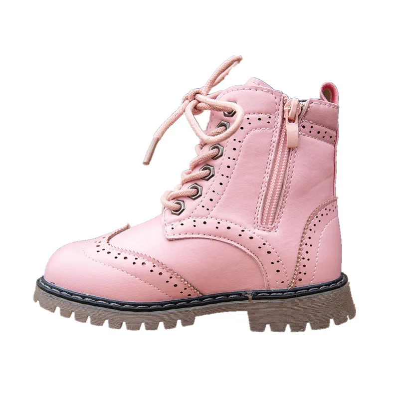 

girls snow boots hollow autumn children's shoes children's Martin short boots