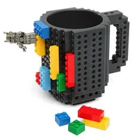 

kids creative multi color toy brick building block lego cup mug for drinking