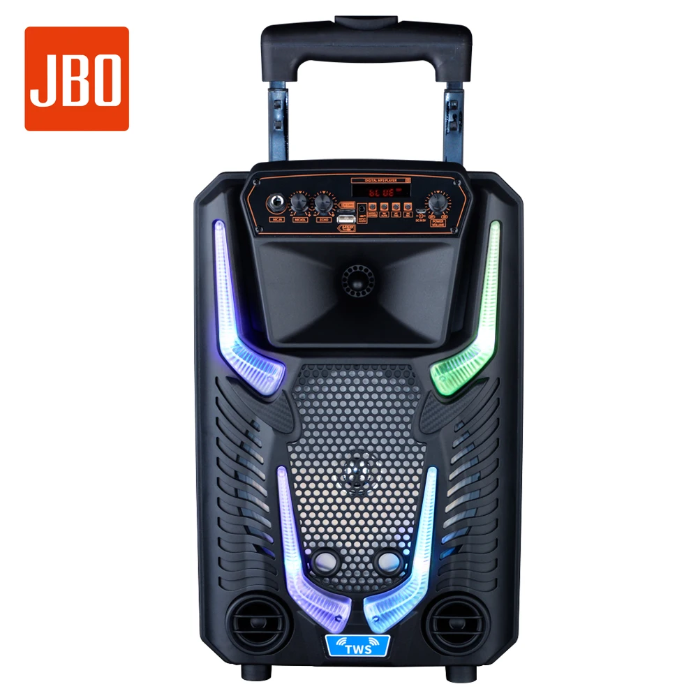 

Private Model OEM Hot Outdoor Trolley Active Loud Amplifier Bass Mini Wireless BT 8 Inch Powdered Speakers