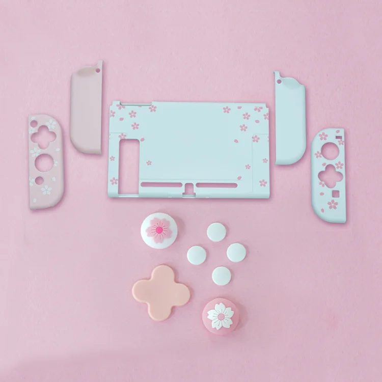 

For Nintendo Switch Games Case+Joystick Cover+Button Cover Protective Set Game Accessories, Picture