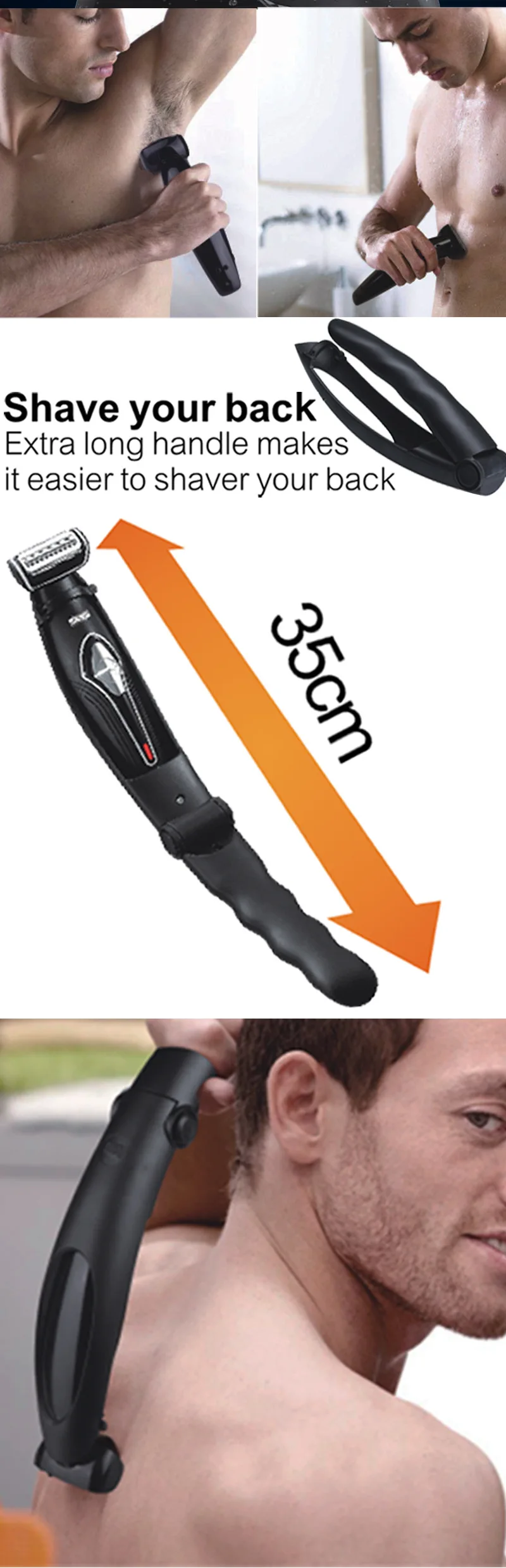 
Rechargeable Professional Household Portable hairdressing device body Shaver set 