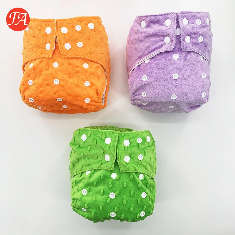 

FuAn baby Fast Delivery Top Supplier Cheapest Price Washable Baby Cloth Diaper with Microfiber Insert Wholesale, Multi color,custom,we have many colors for your choice