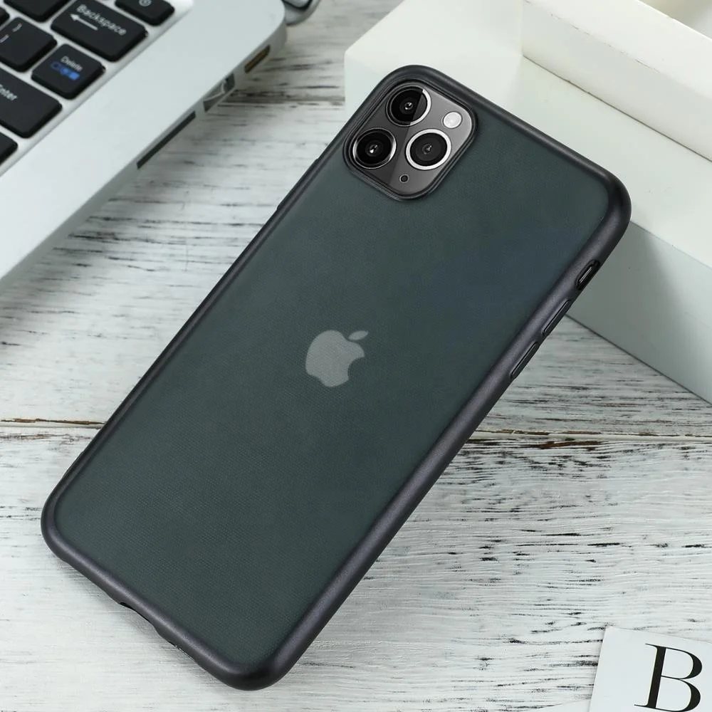 

Matte Texture Edge New Electroplated Soft TPU Mobile Phone Case for iPhone 11 Pro Max, for iphone 11 Translucent Case, Multi-color, can be customized