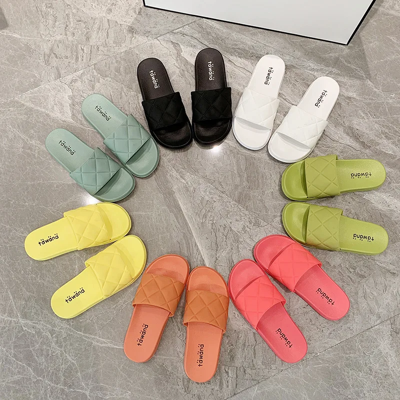 

2022 Fashion Wholesale Beach Slipper Cute Casual Ladies Summer Sandals Flat Women Slippers