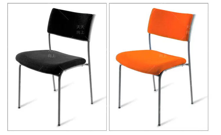 Breathable Seat Ergonomically Cushion Reception Chair with Foam Padding Upholstered Lobby Chair