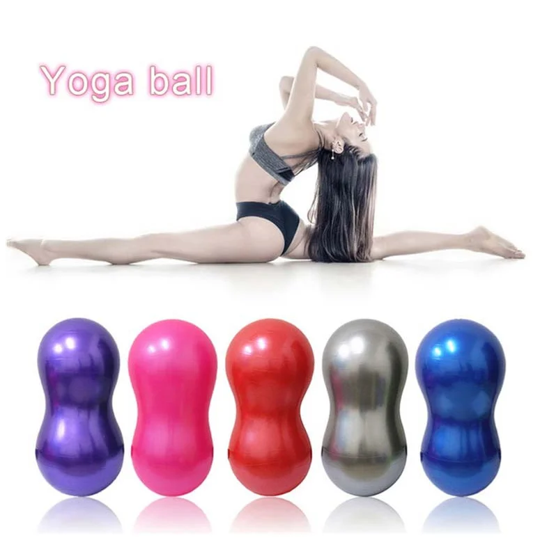 

2020 Huanwei 45*90cm Factory Price Custom Logo High Density PVC Yoga Double Peanut Massage Balls For Yoga